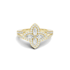 Floral Marquise Statement Ring