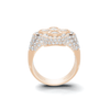 Floral Cluster Statement Ring