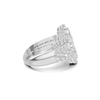 Floral Cluster Statement Ring