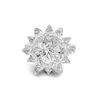Floral Halo Ring