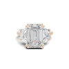 Elegant Trapezoid Accent Ring