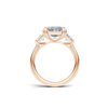 Elegant Trapezoid Accent Ring