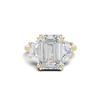 Elegant Trapezoid Accent Ring