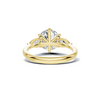 Luxe Elegant Three Stone Ring