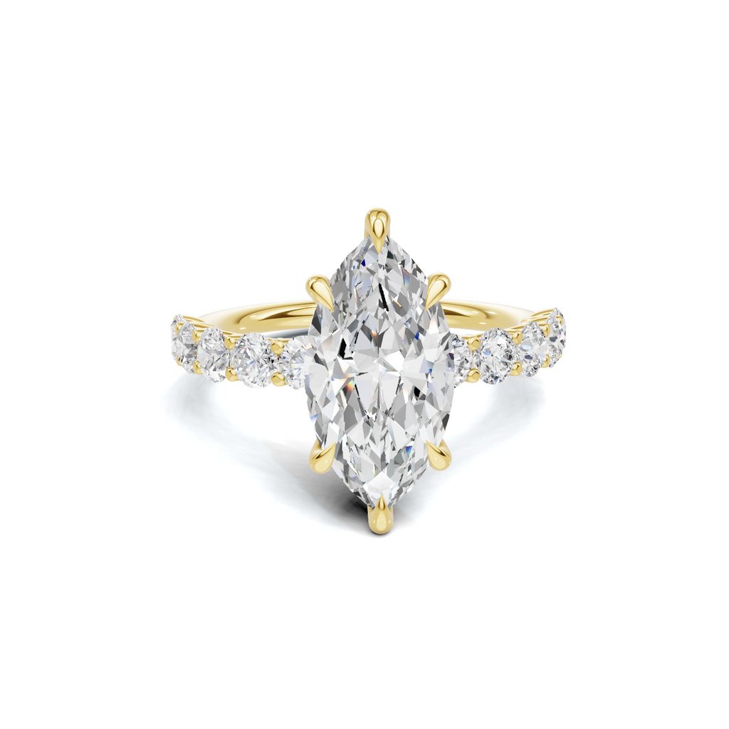Grand Marquise Accent Ring