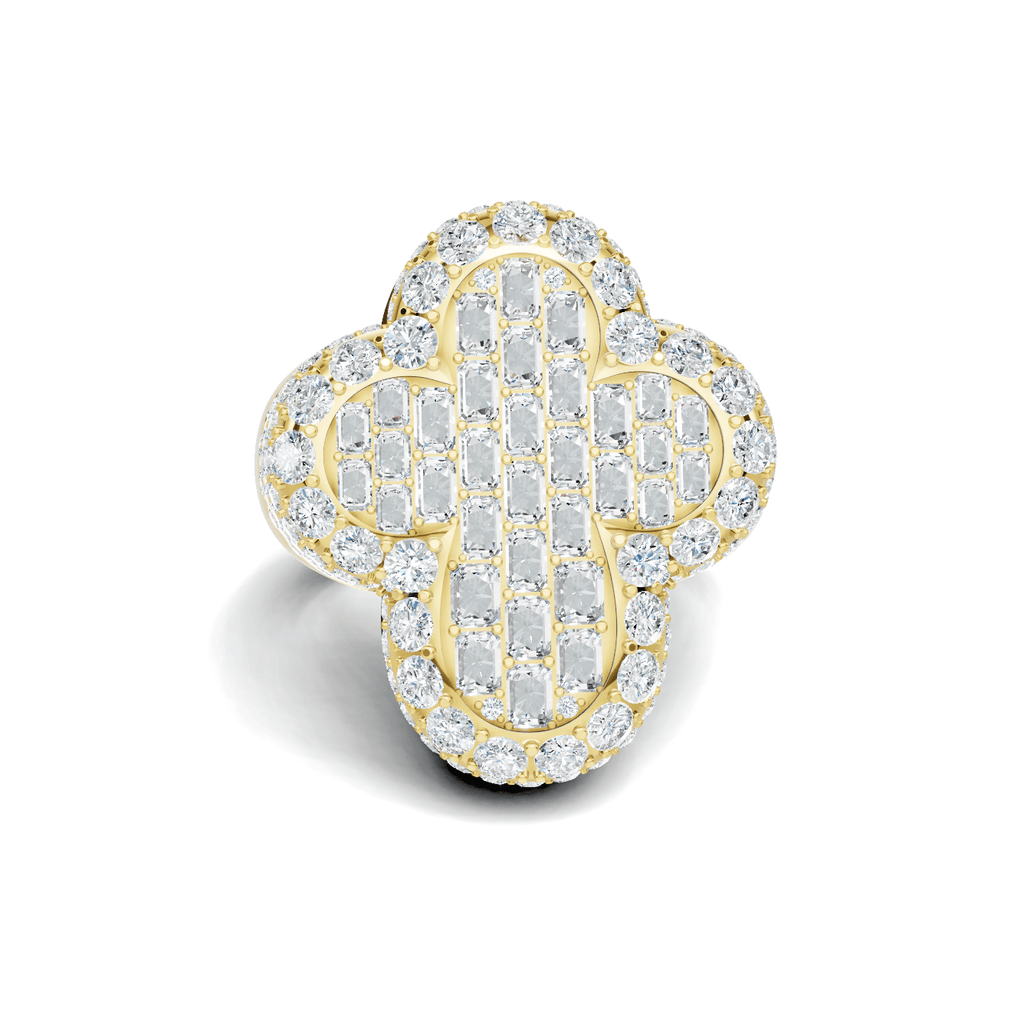 Luxe Clover Statement Ring