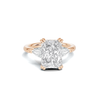 Grand Three Stone Accent Ring