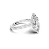 Marquise Accented Solitaire Ring