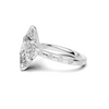 Marquise Accented Solitaire Ring