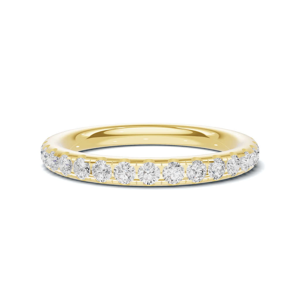 Elegant Half Eternity Ring