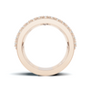 Luxe Triple Row Pave Ring