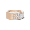 Luxe Triple Row Pave Ring