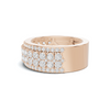 Luxe Triple Row Pave Ring