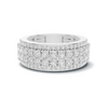 Luxe Triple Row Pave Ring