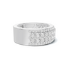 Luxe Triple Row Pave Ring
