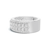 Luxe Triple Row Pave Ring