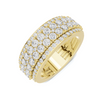 Luxe Triple Row Pave Ring
