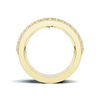 Luxe Triple Row Pave Ring