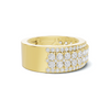 Luxe Triple Row Pave Ring