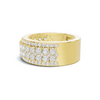 Luxe Triple Row Pave Ring