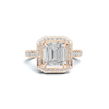 Brilliant Pave Halo Ring
