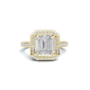 Brilliant Pave Halo Ring
