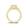 Tapered Baguette Accent Ring