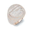 Pave Baguette Statement Ring