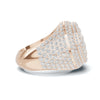 Pave Baguette Statement Ring