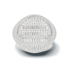 Pave Baguette Statement Ring