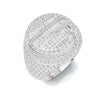 Pave Baguette Statement Ring