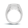 Pave Baguette Statement Ring