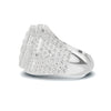 Pave Baguette Statement Ring