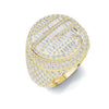 Pave Baguette Statement Ring