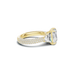 Trapezoid Accented Statement Ring