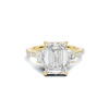 Three Stone Side Ring