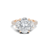 Three Stone Pave Ring