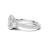 Three Stone Pave Ring