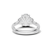 Three Stone Pave Ring