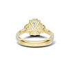 Three Stone Pave Ring