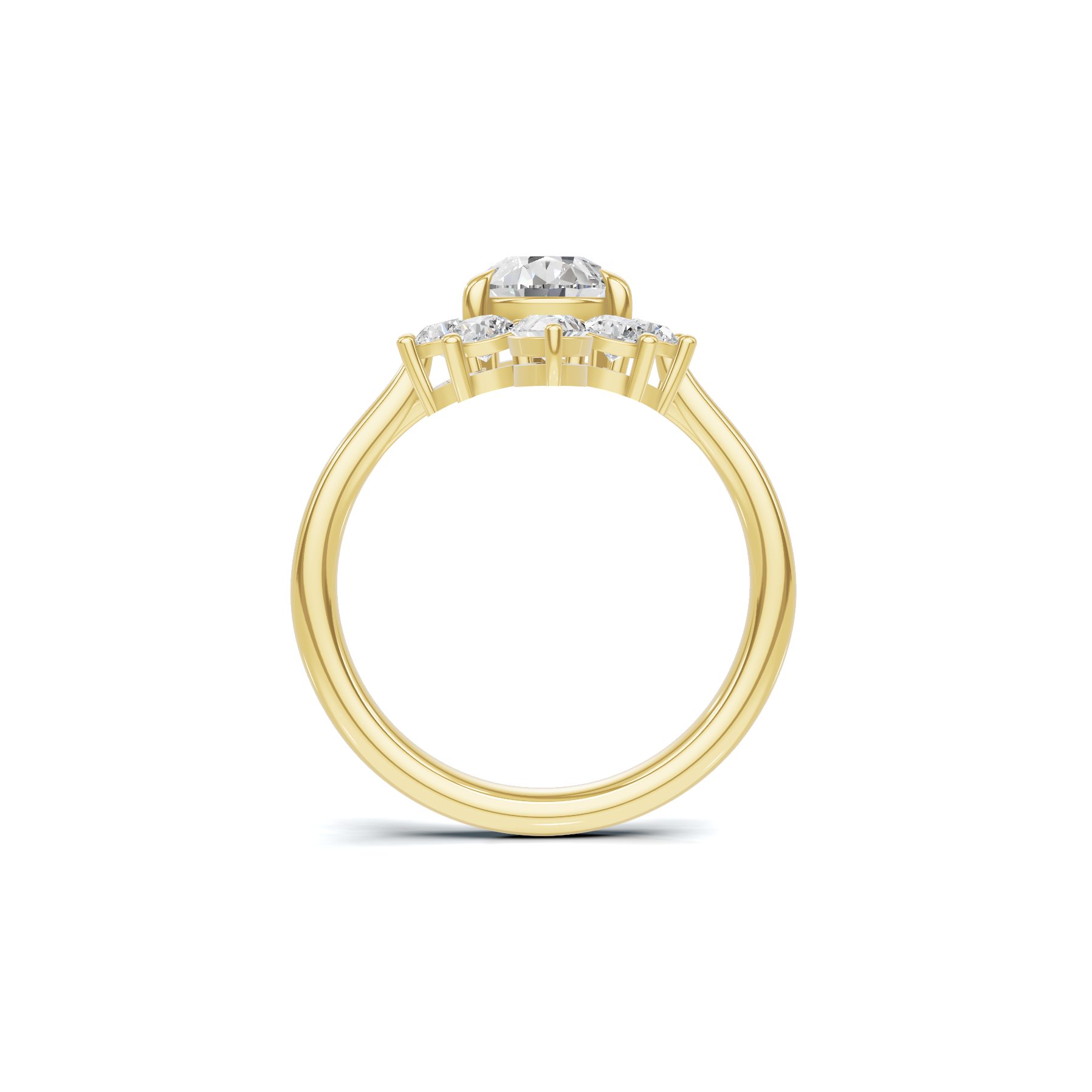 Exquisite Cluster Statement Ring