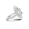Grand Marquise Halo Ring