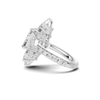 Grand Marquise Halo Ring