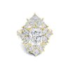Grand Marquise Halo Ring