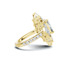 Grand Marquise Halo Ring