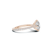 Pavé Petal Basket Ring