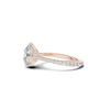 Pavé Petal Basket Ring