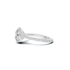 Pavé Petal Basket Ring