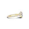 Pavé Petal Basket Ring