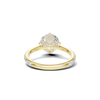 Pavé Petal Basket Ring